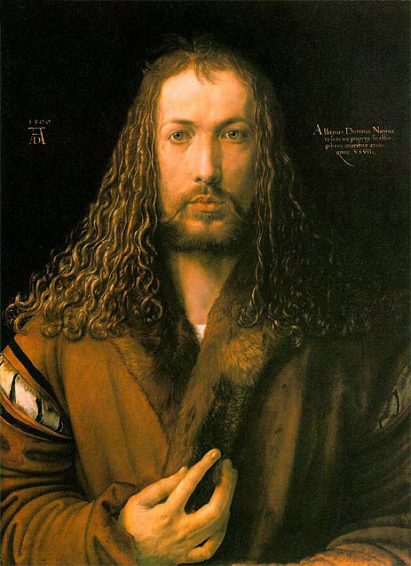 Self Portrait at 28, 1500 | Durer | Giclée Canvas Print
