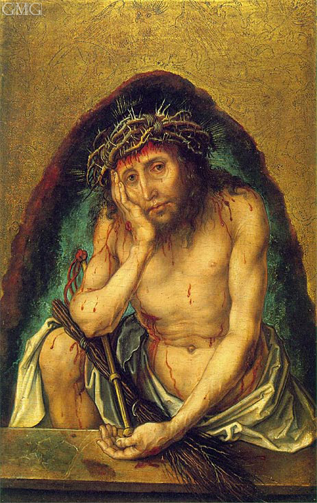 Christ as the Man of Sorrows, c.1493 | Durer | Giclée Leinwand Kunstdruck