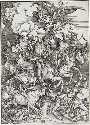 Die vier apokalyptischen Reiter, 1498 | Durer