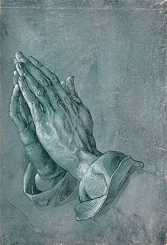 Hands of an Apostle (Praying Hands), 1508 | Durer | Giclée Papier-Kunstdruck