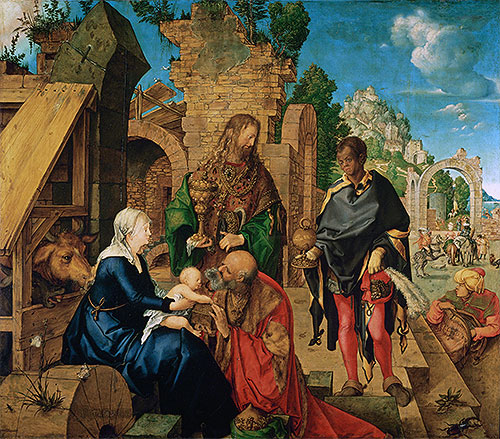 Adoration of the Magi, 1504 by Durer | Canvas Print