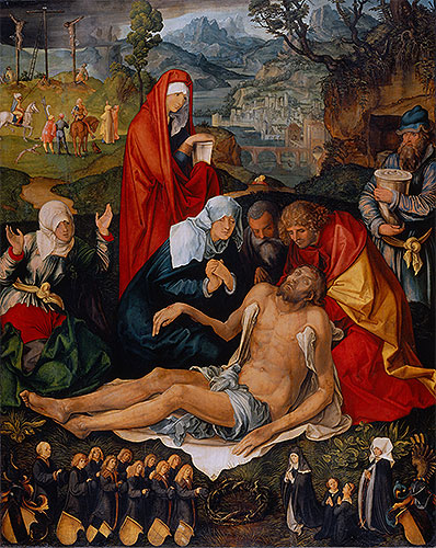 Lamentation over the Dead Christ, c.1498 | Durer | Giclée Leinwand Kunstdruck
