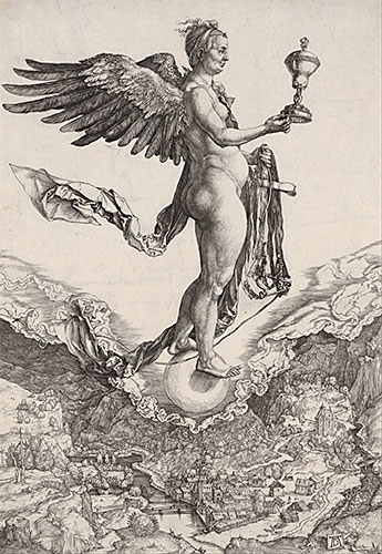 Durer | Nemesis, c.1501 | Giclée Paper Print