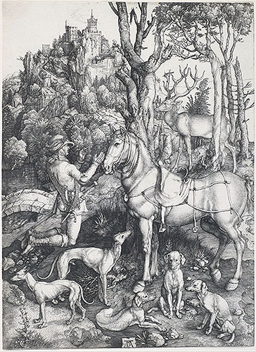 Der heilige Eustachius, c.1500/01 | Durer