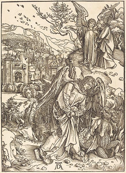 Der Engel mit dem Schlüssel zum Abgrund, 1498 | Durer