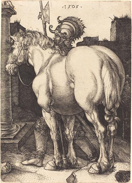 Durer | Large Horse, 1505 | Giclée Paper Art Print