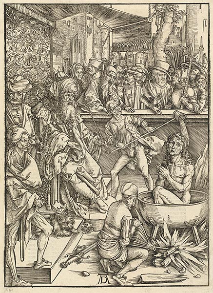 Das Martyrium des Heiligen Johannes, 1498 | Durer | Giclée Papier-Kunstdruck