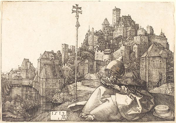 Der heilige Antonius lesend, 1519 | Durer