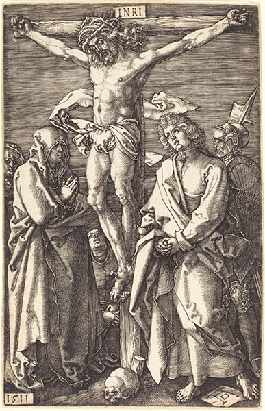 Durer | Die Kreuzigung, 1511 | Giclée Papier-Kunstdruck