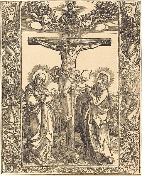 Christus am Kreuz, 1516 | Durer | Giclée Papier-Kunstdruck