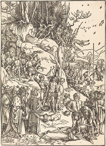 Durer | The Martyrdom of the Ten Thousand, c.1496/97 | Giclée Paper Art Print