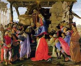 The Adoration of the Magi | Botticelli | Painting Reproduction
