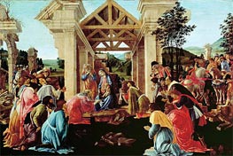 The Adoration of the Magi, c.1478/82 by Botticelli | Canvas Print