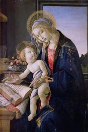 Madonna with the Book, 1483 by Botticelli | Canvas Print
