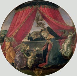 The Madonna del Padiglione, 1493 by Botticelli | Canvas Print