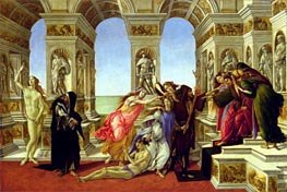 Calumny of Apelles, c.1497/98 by Botticelli | Canvas Print