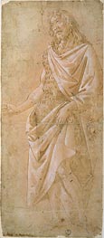 Saint John the Baptist, n.d. by Botticelli | Paper Art Print