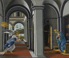 The Anunciation, c.1493 by Botticelli | Canvas Print