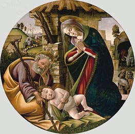 Adoration of the Christ Child, c.1500 by Botticelli | Canvas Print