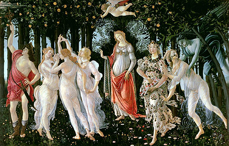 Botticelli | Primavera, c.1482 | Giclée Canvas Print