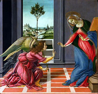 Botticelli | The Cestello Annunciation, c.1489 | Giclée Canvas Print