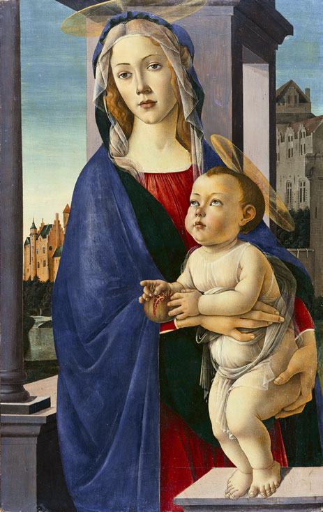 Virgin and Child, c.1490 | Botticelli | Giclée Leinwand Kunstdruck