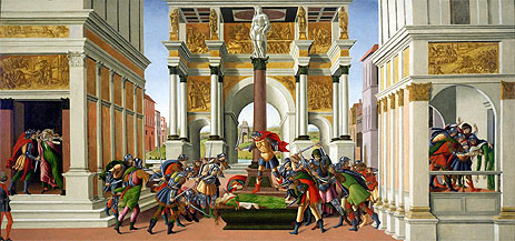 The Tragedy of Lucretia, c.1500/01 | Botticelli | Giclée Leinwand Kunstdruck
