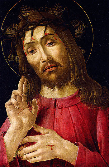 The Resurrected Christ, c.1480 | Botticelli | Giclée Leinwand Kunstdruck