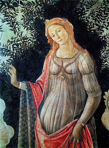 Primavera (Detail), c.1478 | Botticelli | Giclée Canvas Print