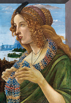Botticelli | Allegorical Portrait of a Woman (Simonetta Vespucci), Undated | Giclée Canvas Print