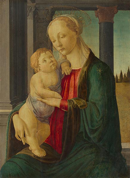 Botticelli | Madonna and Child, c.1470 | Giclée Canvas Print