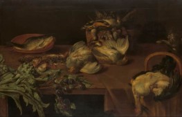 Still Life with Wild Fowl, 1632 by Alexander Adriaenssen | Canvas Print