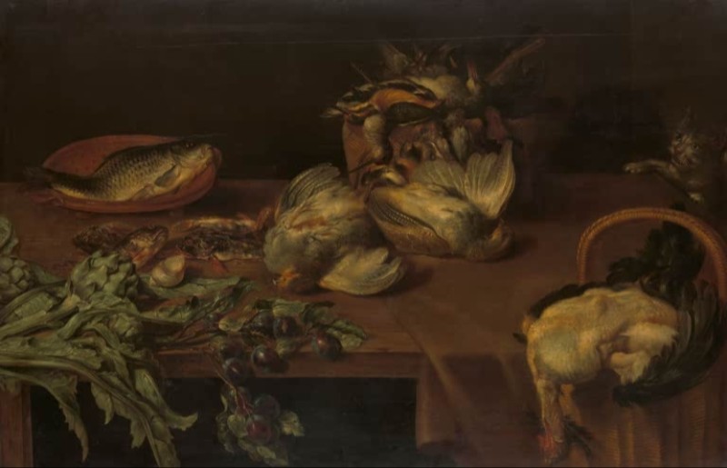 Still Life with Wild Fowl, 1632 | Alexander Adriaenssen | Giclée Canvas Print