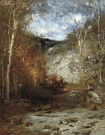 Alexander Wyant | Rocky Ledge, Adirondacks, 1884 | Giclée Canvas Print