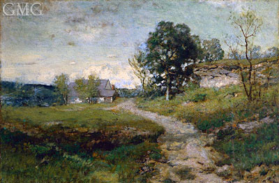 Alexander Wyant | Arkville Landscape, 1889 | Giclée Leinwand Kunstdruck