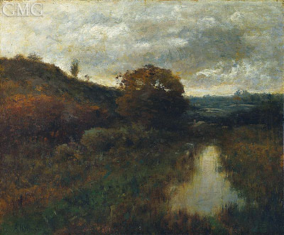 Herbstlandschaft und Pool, 1889 | Alexander Wyant | Giclée Leinwand Kunstdruck
