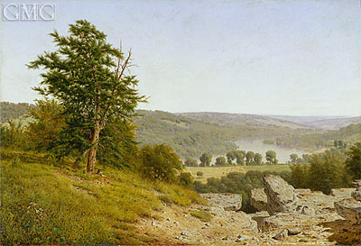 Das Mohawk-Tal, 1865 | Alexander Wyant | Giclée Leinwand Kunstdruck