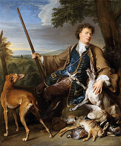 Alexandre-François Desportes | Self-Portrait as a Hunter, 1699 | Giclée Canvas Print