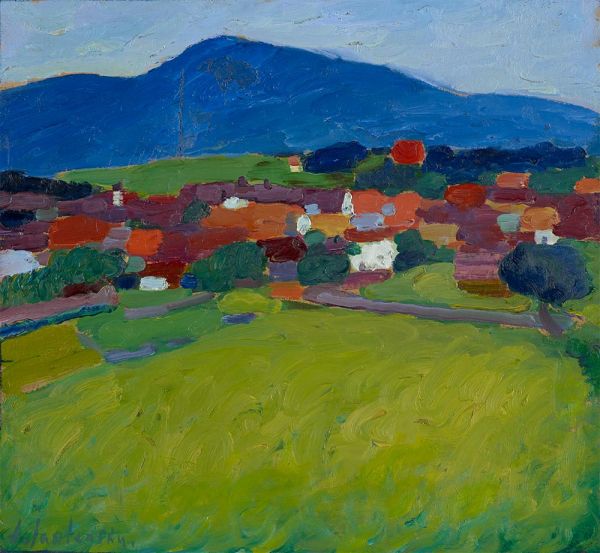 Alexei Jawlensky | The Village of Murnau, 1908 | Giclée Canvas Print