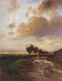 A Cart-Track (Country Road), 1873 by Alexey Savrasov | Canvas Print