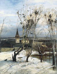 The Rooks Have Come, 1871 by Alexey Savrasov | Canvas Print