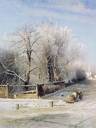 Winter Landscape, 1873 by Alexey Savrasov | Canvas Print