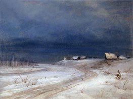 Alexey Savrasov | Winter Landscape, c.1880/90 | Giclée Canvas Print