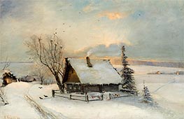 Alexey Savrasov | The Beginning of Spring, 1888 | Giclée Canvas Print