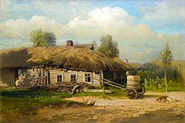 Alexey Savrasov | Landscape with a Hut, 1866 | Giclée Canvas Print