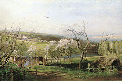 Country Road, 1867 | Alexey Savrasov | Giclée Leinwand Kunstdruck