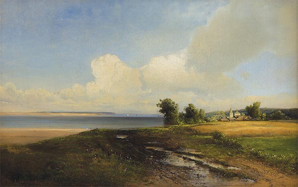Wolga, 1874 | Alexey Savrasov | Giclée Leinwand Kunstdruck