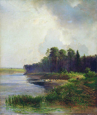 Coast of the River, 1879 | Alexey Savrasov | Giclée Canvas Print