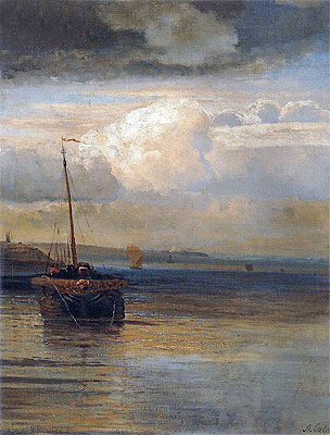 Volga. Landscape, c.1870 | Alexey Savrasov | Giclée Canvas Print