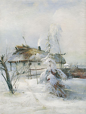 Winter, 1973 | Alexey Savrasov | Giclée Leinwand Kunstdruck